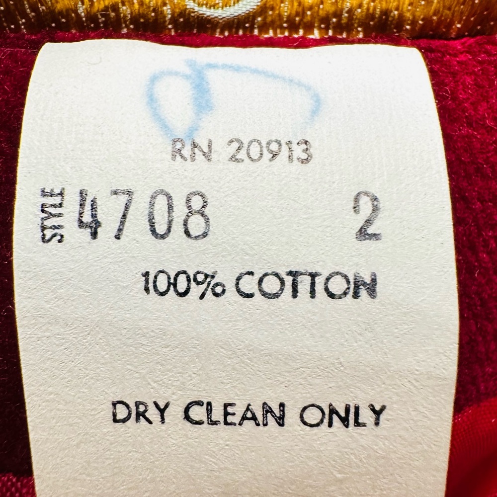 Vintage Joe Frank Burgundy Velvet Blazer - Picture 9 of 9